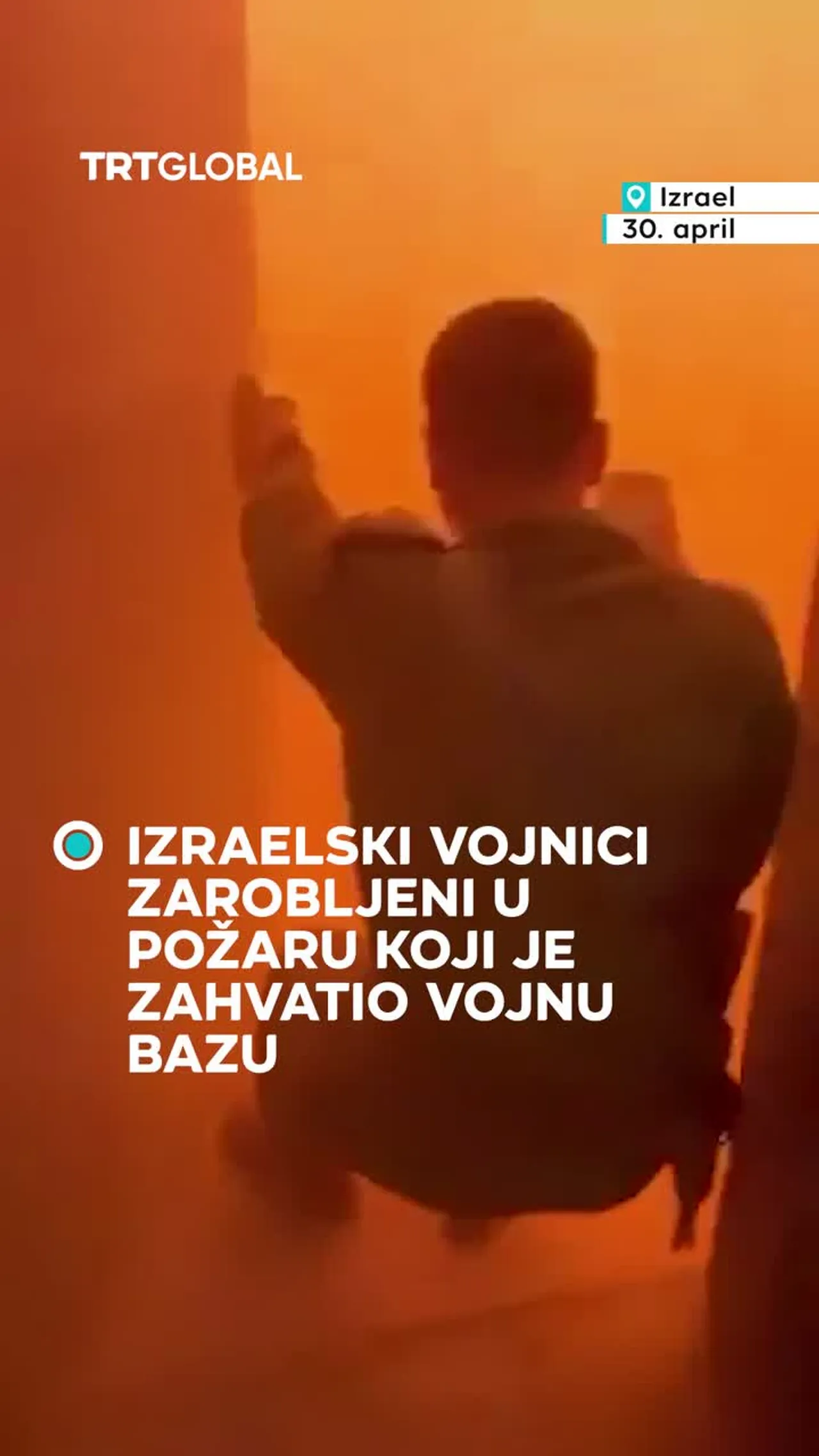 Izraelski vojnici zarobljeni u požaru